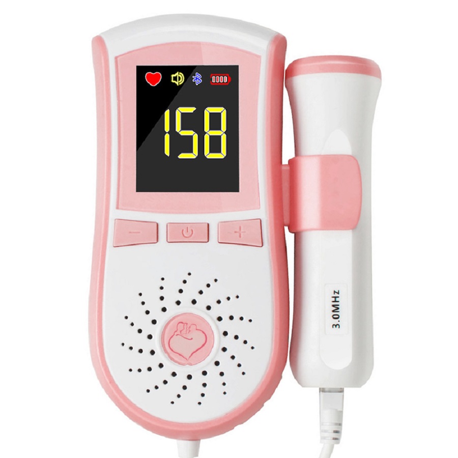 Doppler Fetal Ultrasónico C\ Gráfico - Monitor de ritmo cardíaco do bebé - Image 2