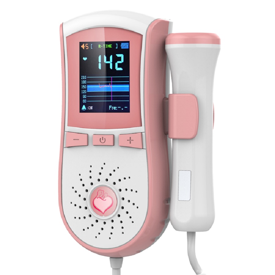 Doppler Fetal Ultrasónico C\ Gráfico - Monitor de ritmo cardíaco do bebé - Image 3