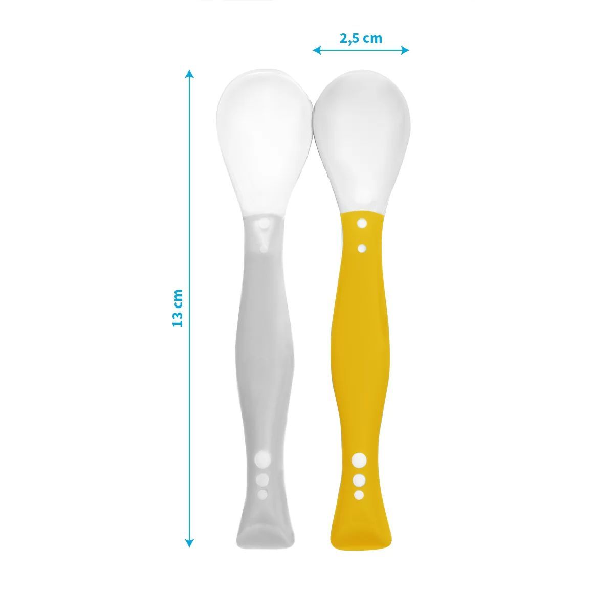 Colheres de Alimentação Flexíveis de Silicone Babyono - Image 8