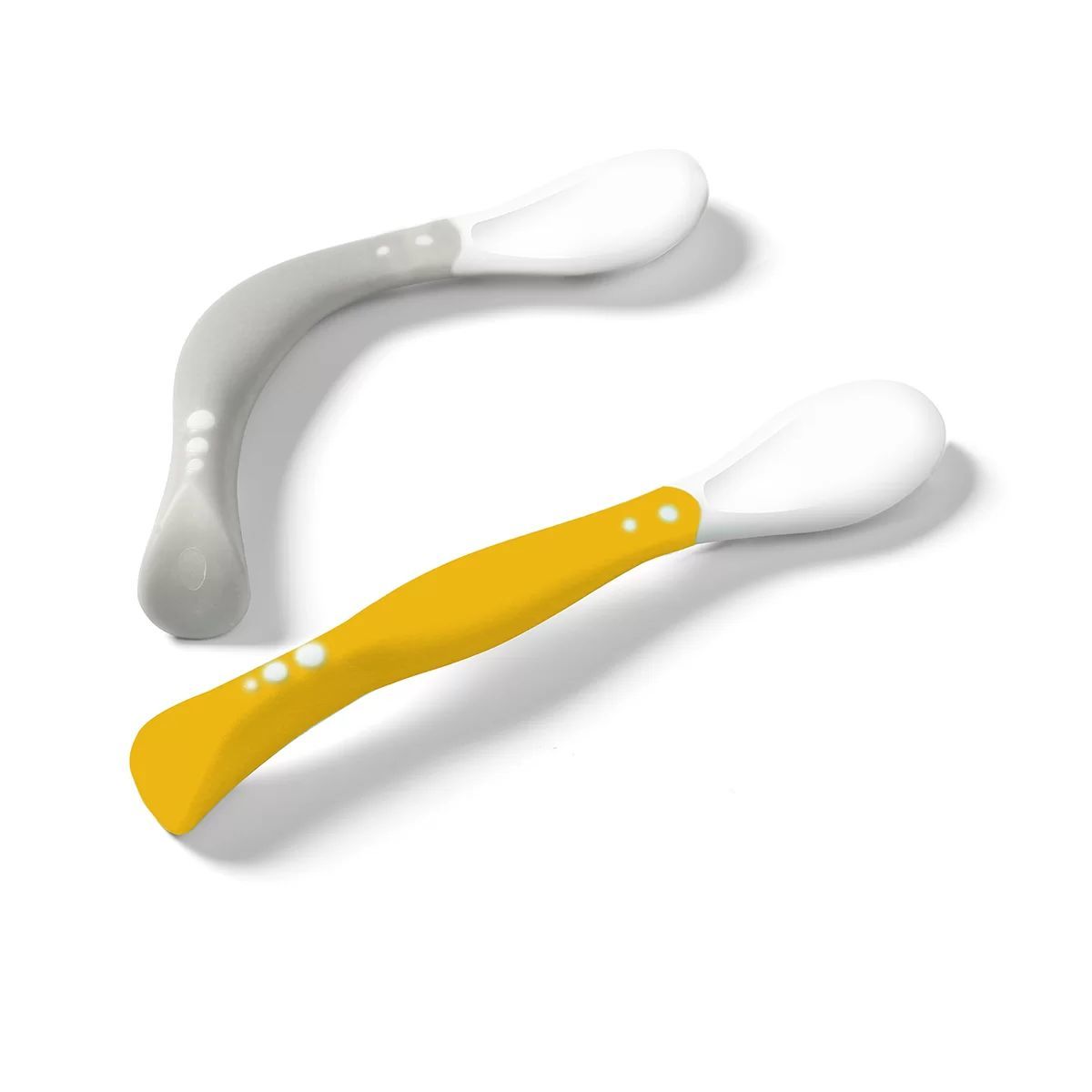 Colheres de Alimentação Flexíveis de Silicone Babyono - Image 9