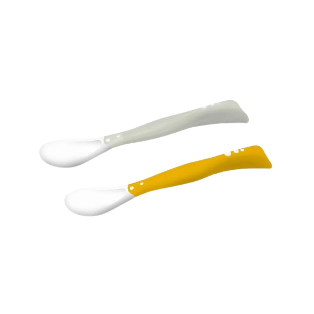 Colheres de Alimentação Flexíveis de Silicone Babyono - Image 4