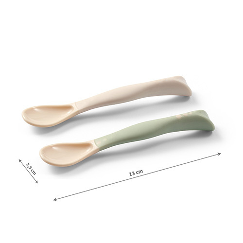 Colheres de Alimentação Flexíveis de Silicone Babyono - Image 5