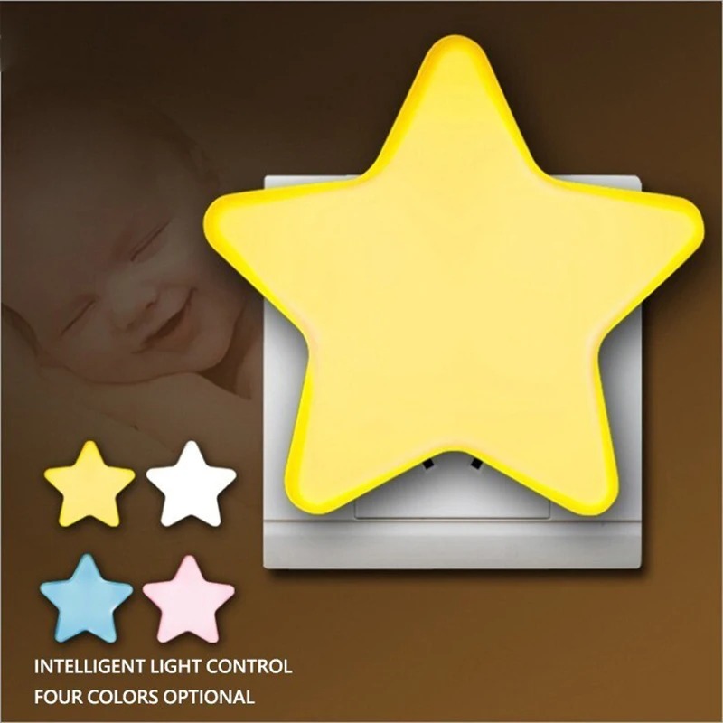 Luz Noturna LED em Forma de Estrela com Ficha - Image 4