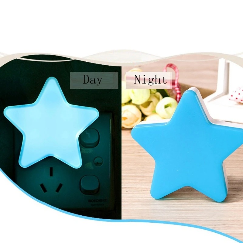 Luz Noturna LED em Forma de Estrela com Ficha - Image 5